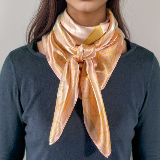 Maya "Lamat" silk square – Étoile de Beauté