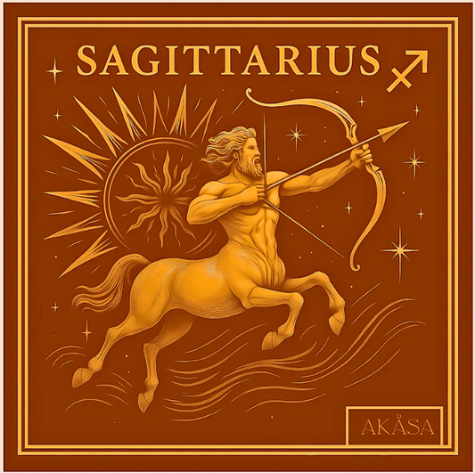 Carré de soie Sagittarius– Zodiac Silk Constellation 88 cm