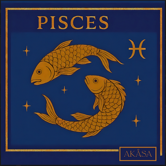 Carré de soie Pisces– Zodiac Silk Constellation 88 cm