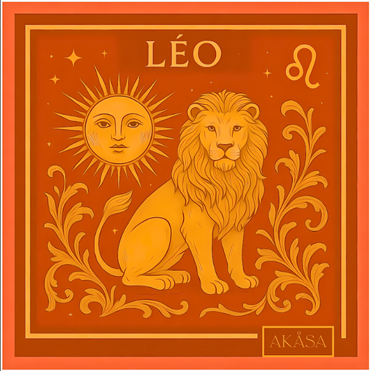 Carré de soie Leo – Zodiac Silk Constellation 88 cm