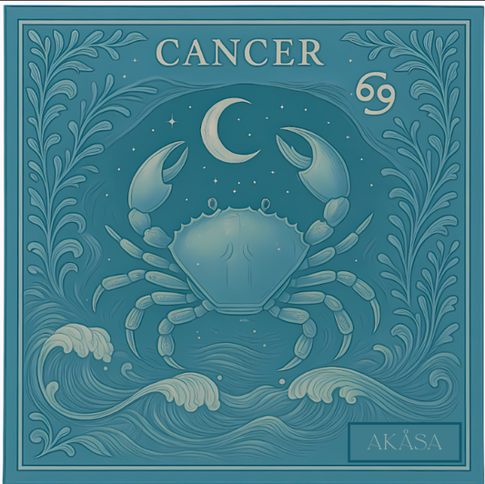 Carré de soie Cancer – Zodiac Silk Constellation 88 cm