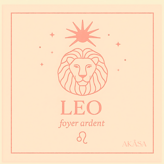 Carré de soie Leo – Blush Constellation 66 cm