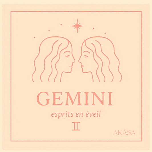 Carré de soie Gemini – Blush Constellation 66 cm