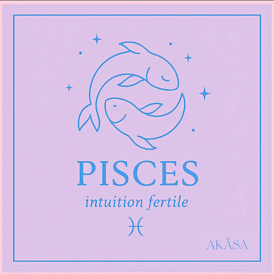 Carré de soie Pisces – ZodiaPop 66 cm