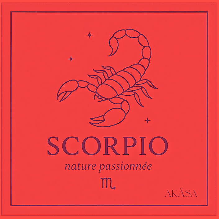 Carré de soie Scorpio – ZodiaPop 66 cm