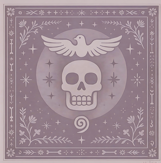 Maya Silk Square "Cimi" - Renaissance und Befreiung