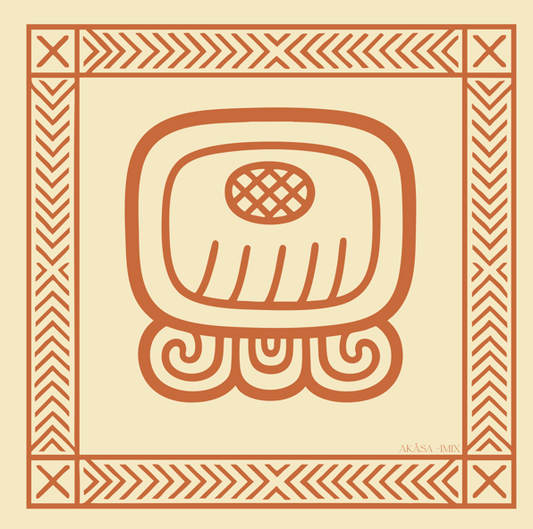 Carré de soie Maya Terra "Imix" – Porteur des commencements