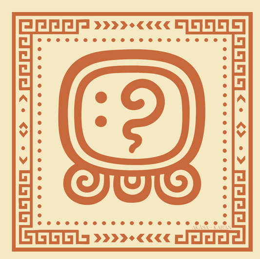 Carré de soie Maya Terra "Kab’an" – Mouvement de la Terre