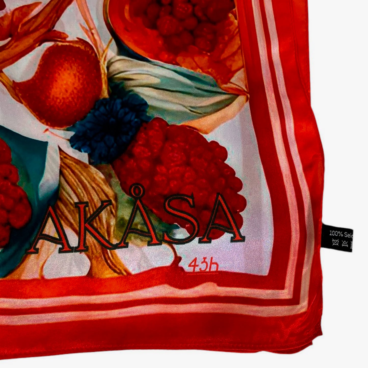 100 % Seidenquadrat – Maison AKÅSA Biarritz – ᏎᎼᏂ – Semoni – (Lachs)