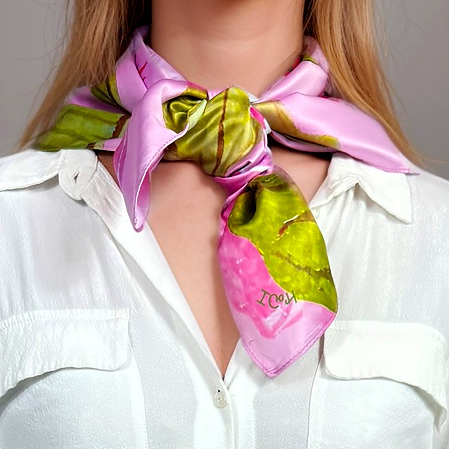 ᏥᏍᏆ (Tsiqua) - Foulard Carré 66cm | Signe du Pic Vert (21 Juin - 21 Juillet) | Astrologie Amérindienne | AKÅSA Biarritz