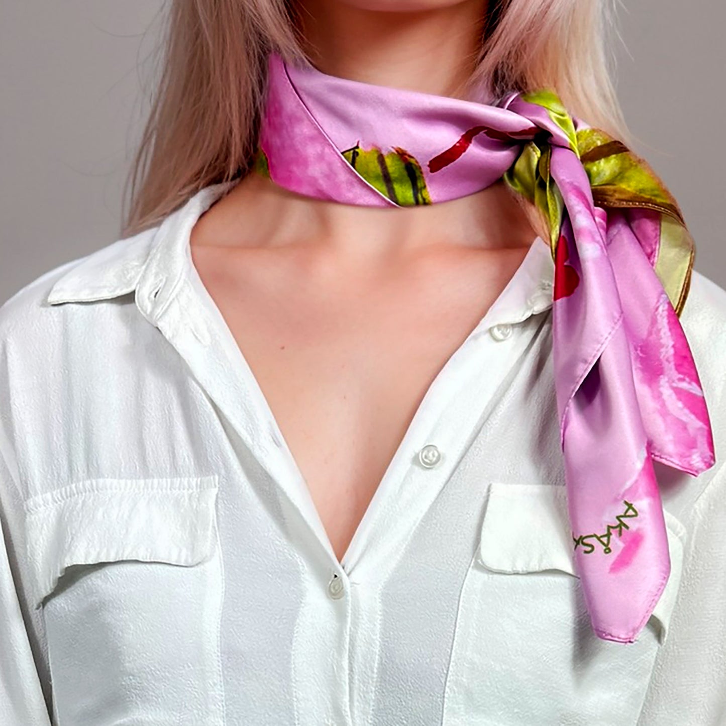 ᏥᏍᏆ (Tsiqua) - Foulard Carré 66cm | Signe du Pic Vert (21 Juin - 21 Juillet) | Astrologie Amérindienne | AKÅSA Biarritz