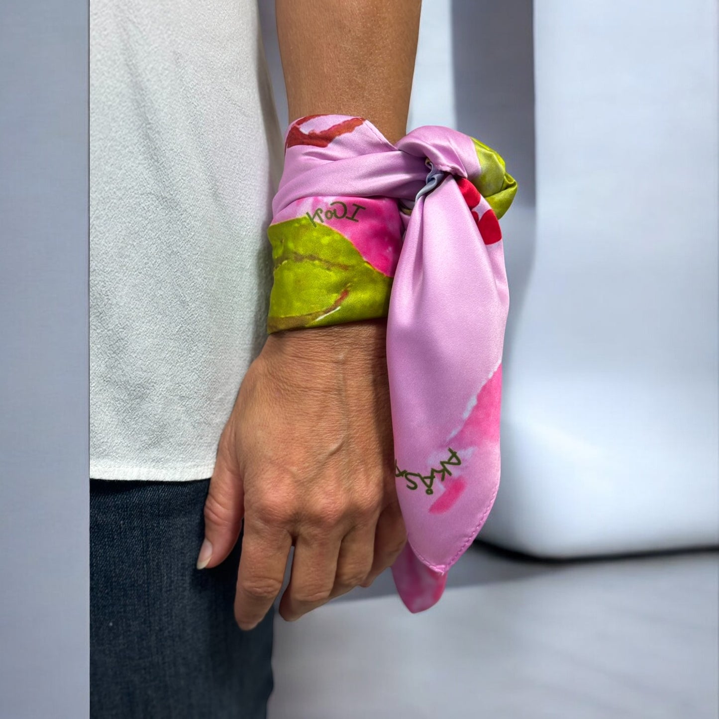 ᏥᏍᏆ (Tsiqua) - Foulard Carré 66cm | Signe du Pic Vert (21 Juin - 21 Juillet) | Astrologie Amérindienne | AKÅSA Biarritz