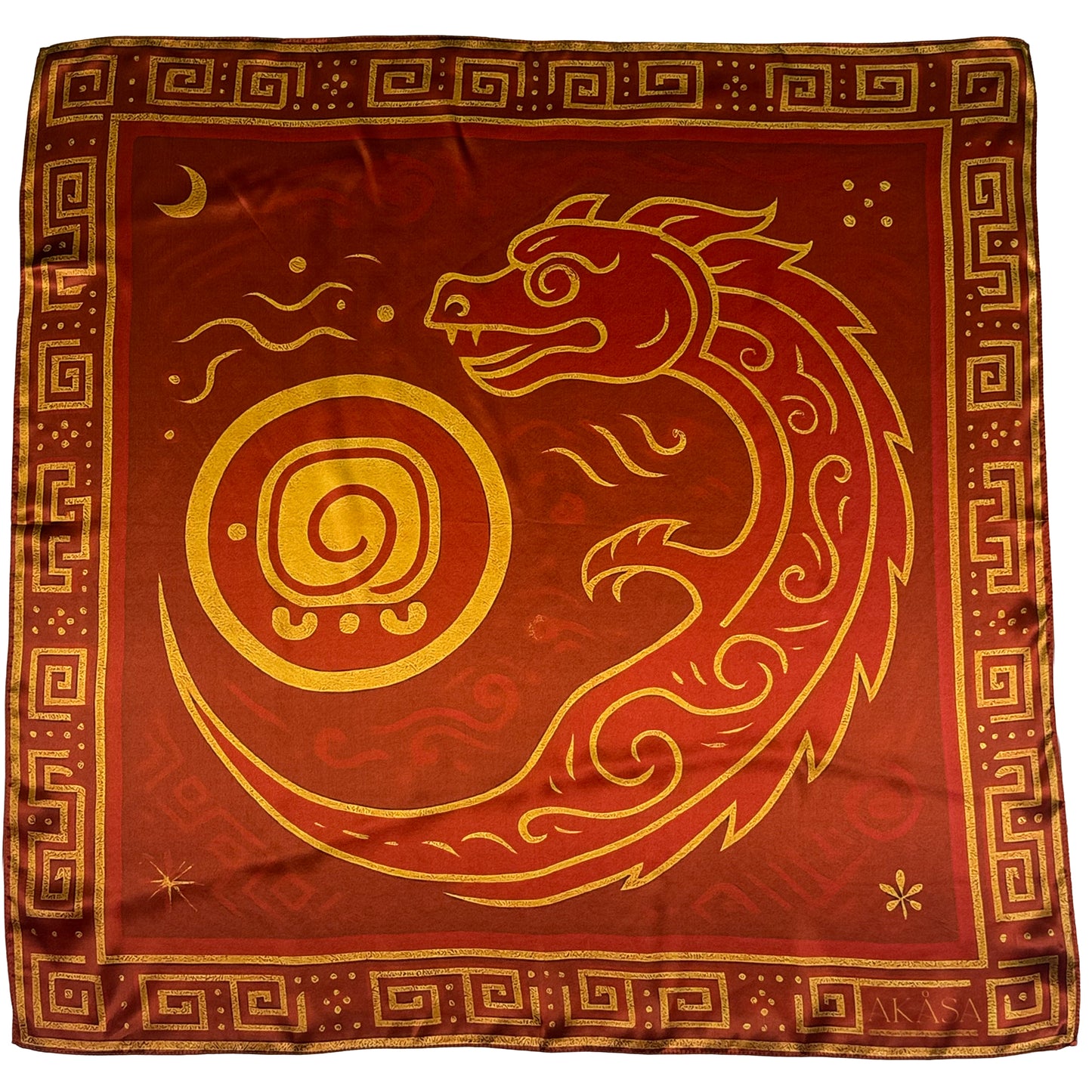 Maya Silk Square "Imix" – Bearer of Beginnings.