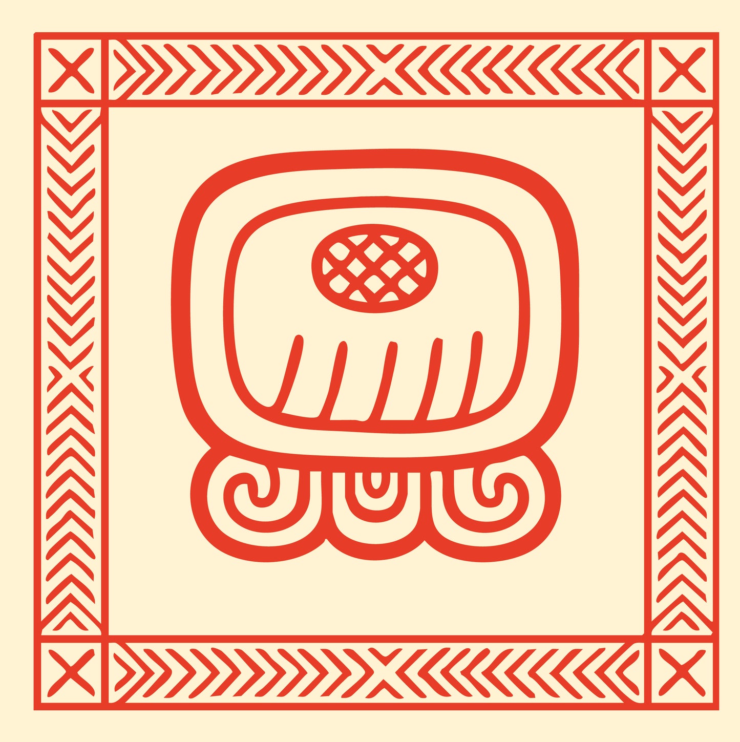 Carré de soie Maya Terra "Imix" – Porteur des commencements