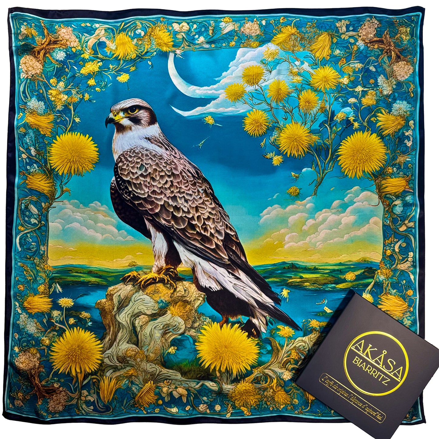 Carré 88 de Soie - Maison AKÅSA Biarritz - ᏔᏬᏗ -Tawodi - (Le Faucon)