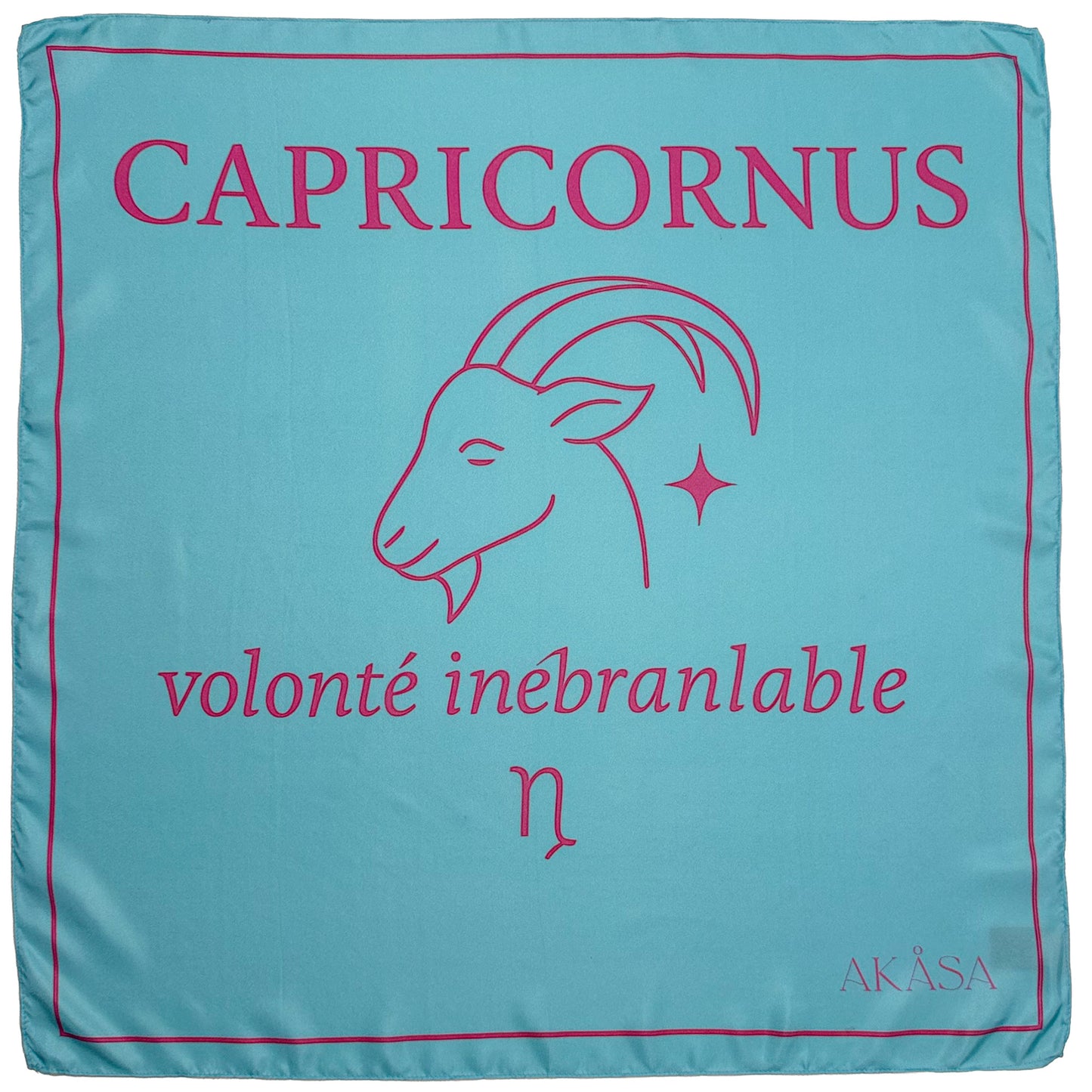 Carré de soie Capricornus – ZodiaPop 66 cm