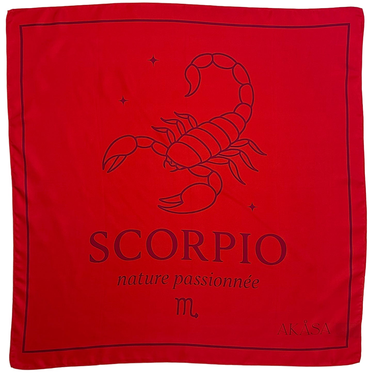 Carré de soie Scorpio – ZodiaPop 66 cm