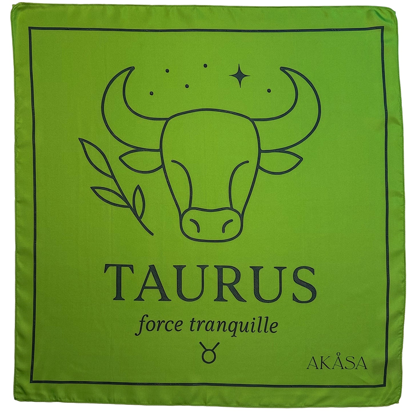 Carré de soie Taurus – ZodiaPop 66 cm