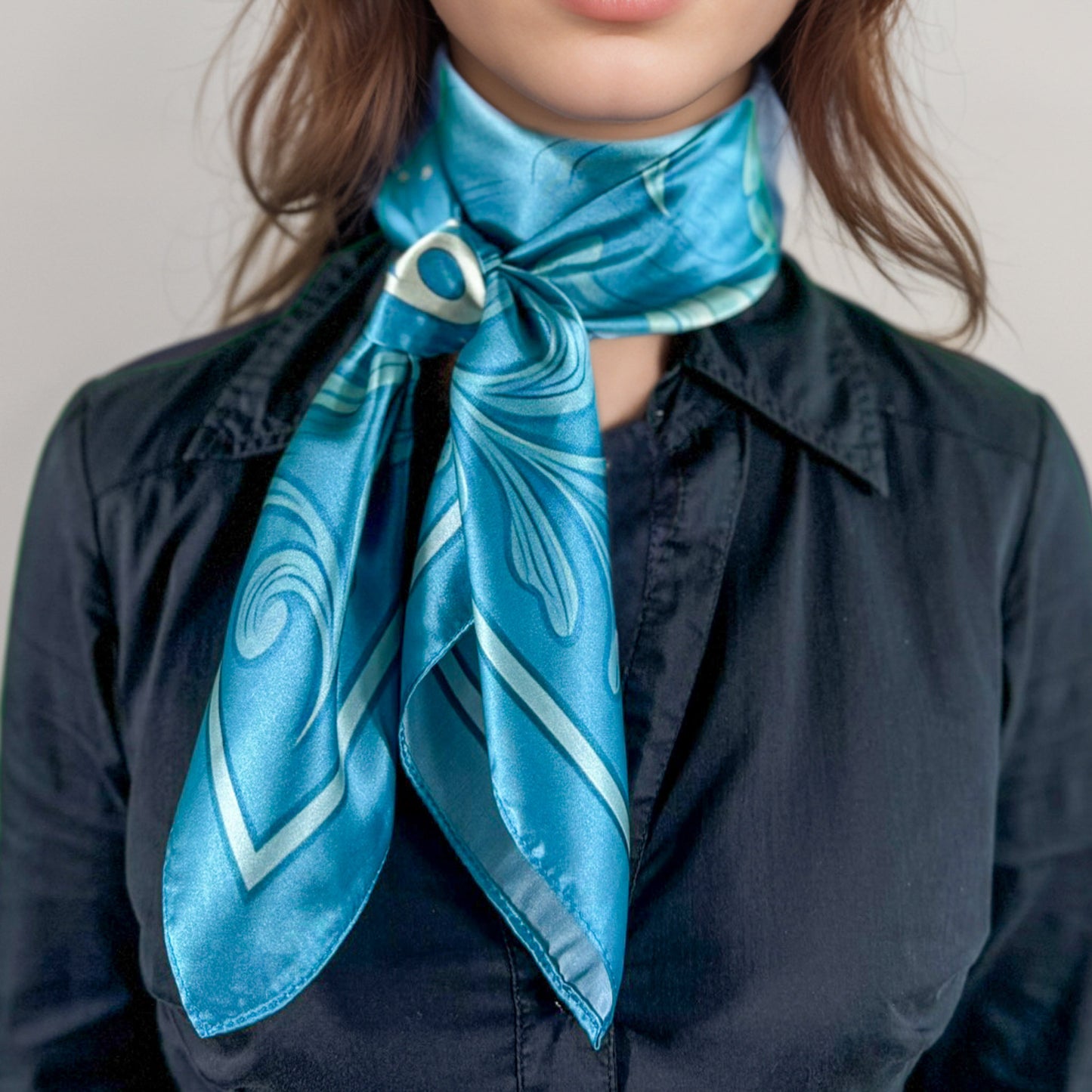 Carré de soie Cancer – Zodia Essentia 88 cm