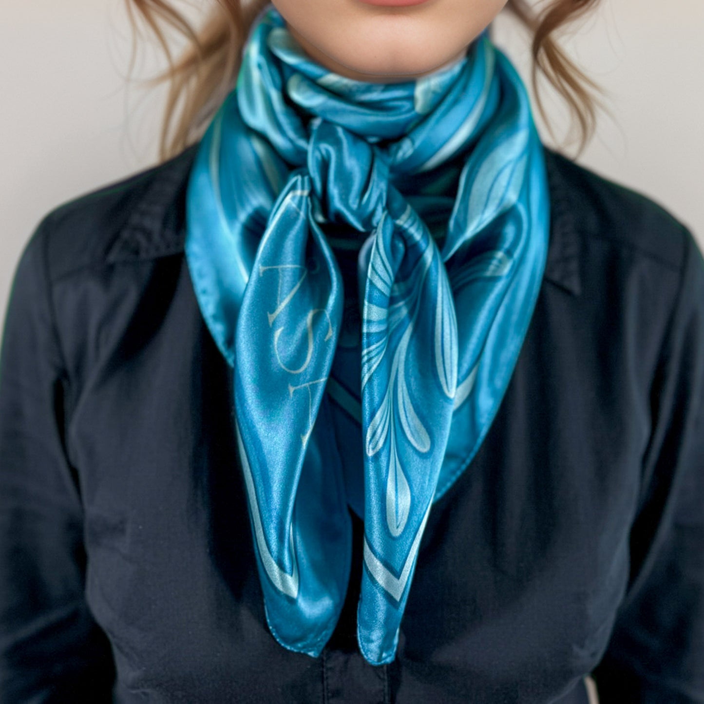 Carré de soie Cancer – Zodia Essentia 88 cm