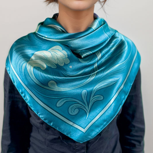 Cancer silk square – Zodia Essentia 88 cm