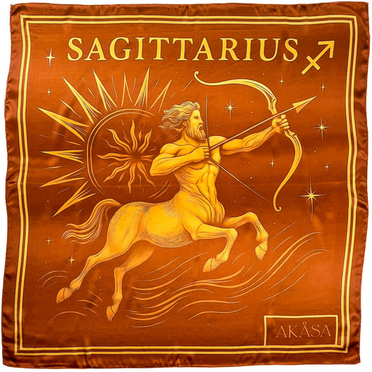 Carré de soie Sagittarius– Zodia Essentia 88 cm