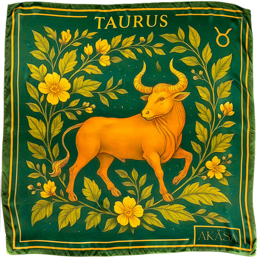 Cuadrado de seda Taurus – Zodia Essentia 88 cm