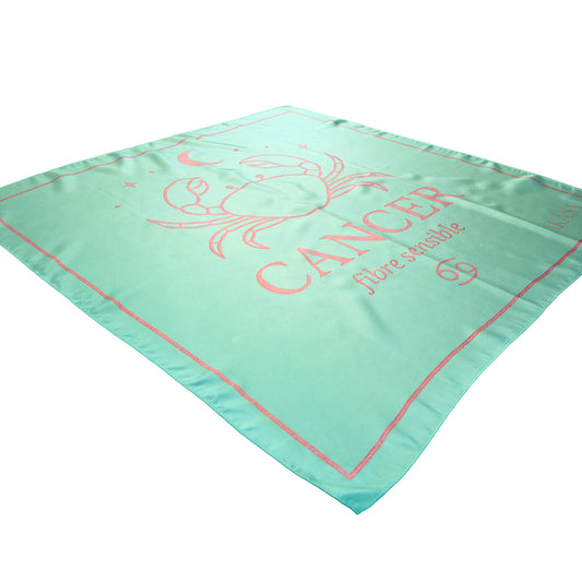 Carré de soie Cancer – ZodiaPop 66 cm