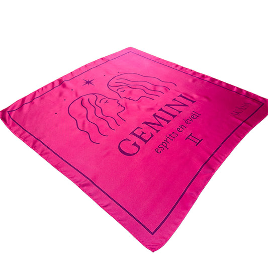 Carré de soie Gemini – ZodiaPop 66 cm