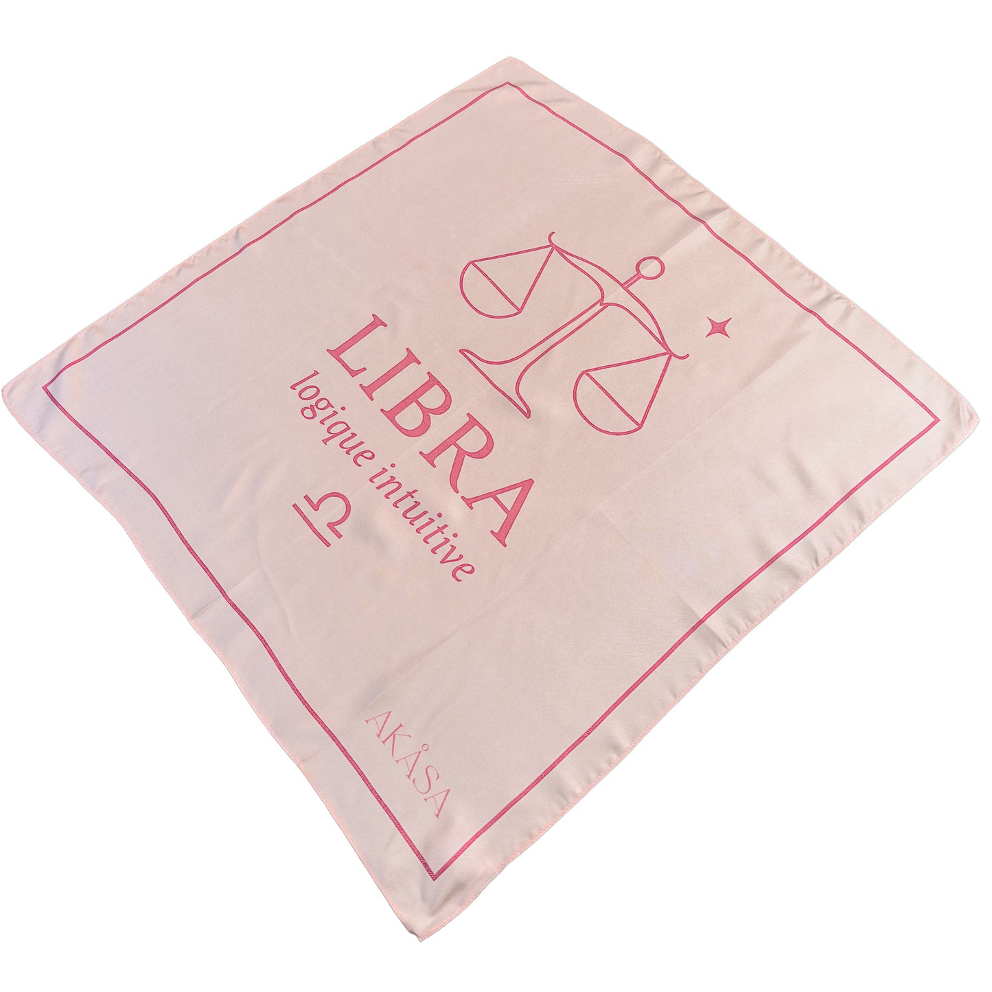 Carré de soie Libra – ZodiaPop 66 cm