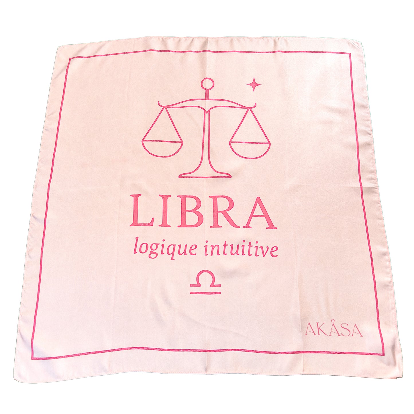 Carré de soie Libra – ZodiaPop 66 cm