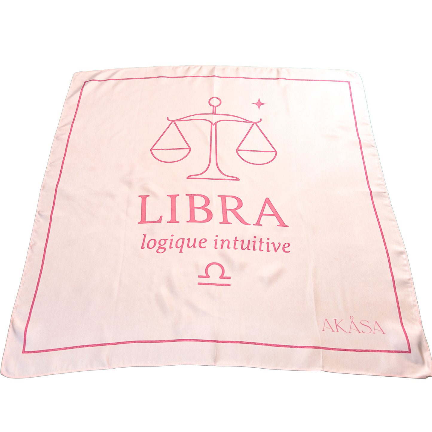 Carré de soie Libra – ZodiaPop 66 cm