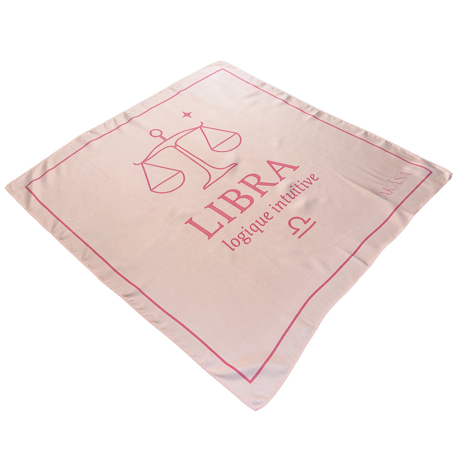 Carré de soie Libra – ZodiaPop 66 cm