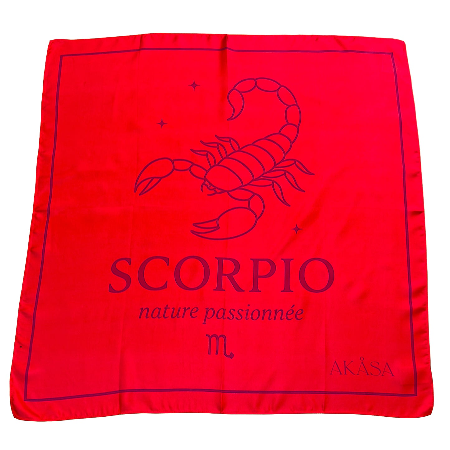 Carré de soie Scorpio – ZodiaPop 66 cm