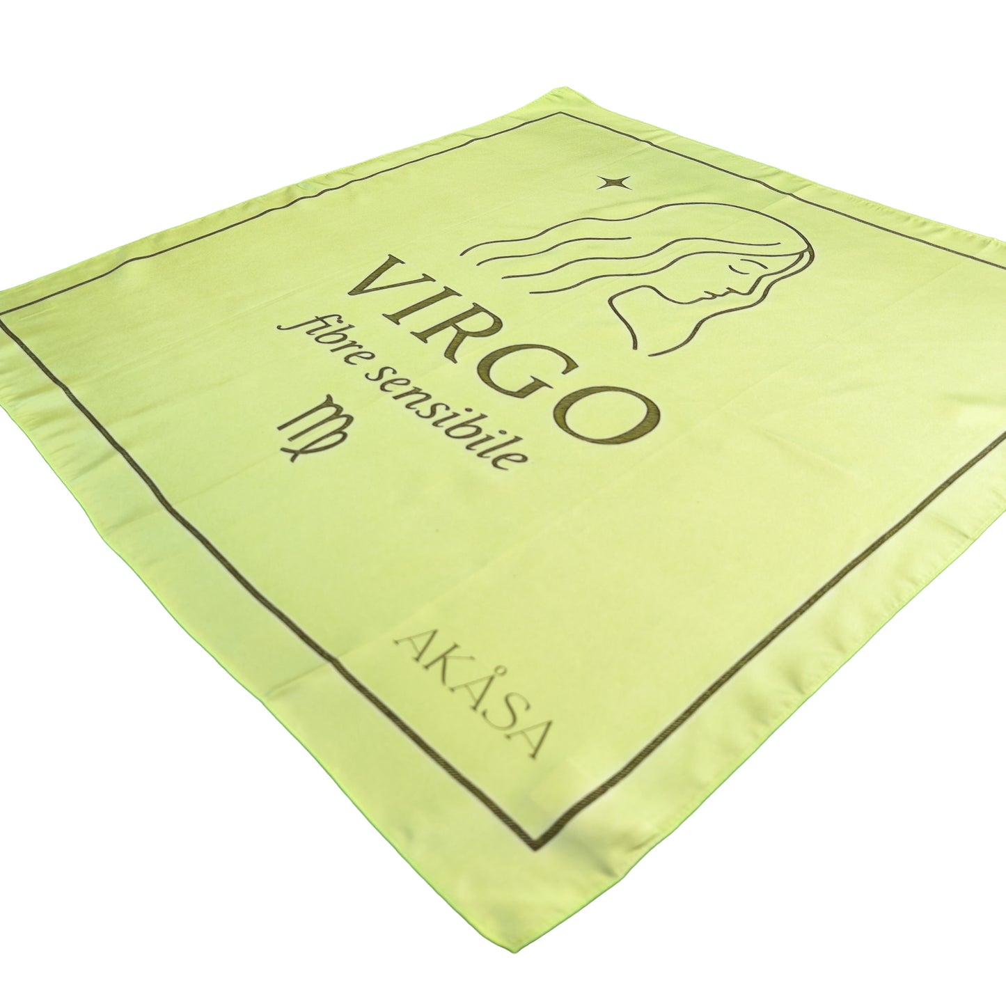 Carré de soie Virgo – ZodiaPop 66 cm