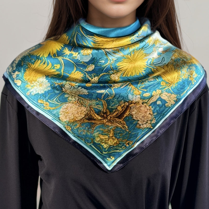 Carré 88 de Soie - Maison AKÅSA Biarritz - ᏔᏬᏗ -Tawodi - (Le Faucon)