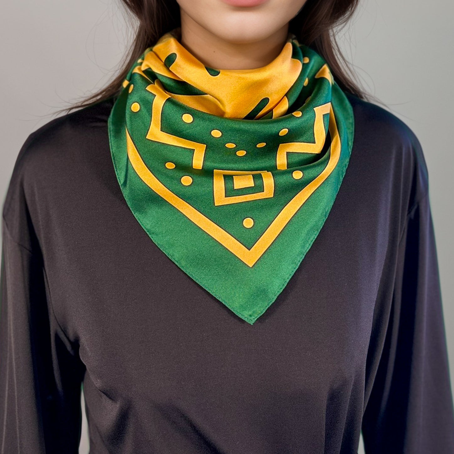 Pañuelo de seda Maya Pop "Manik'" – Mano sanadora