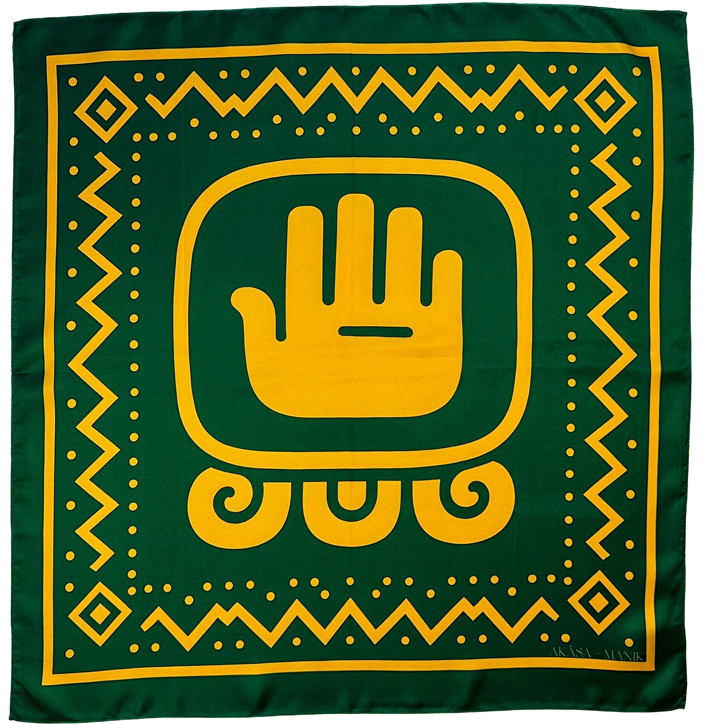 Pañuelo de seda Maya Pop "Manik'" – Mano sanadora