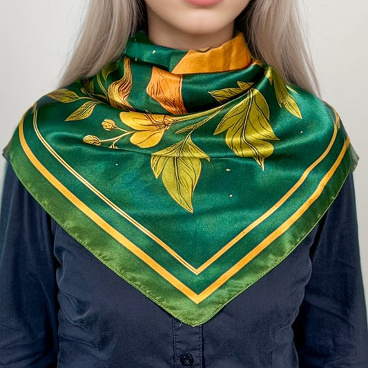 Taurus silk square – Zodia Essentia 88 cm