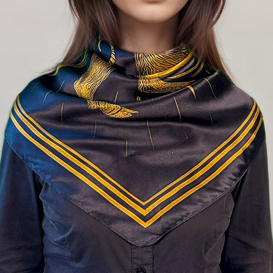 Carré de soie Capricornus – Zodia Essentia 88 cm