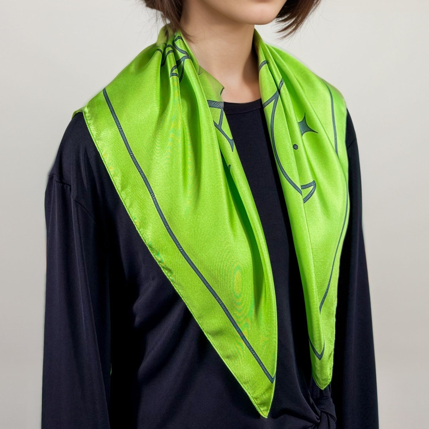 Carré de soie Taurus – ZodiaPop 66 cm