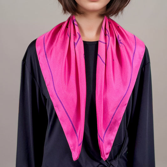 Gemini Silk Square – ZodiaPop 66 cm